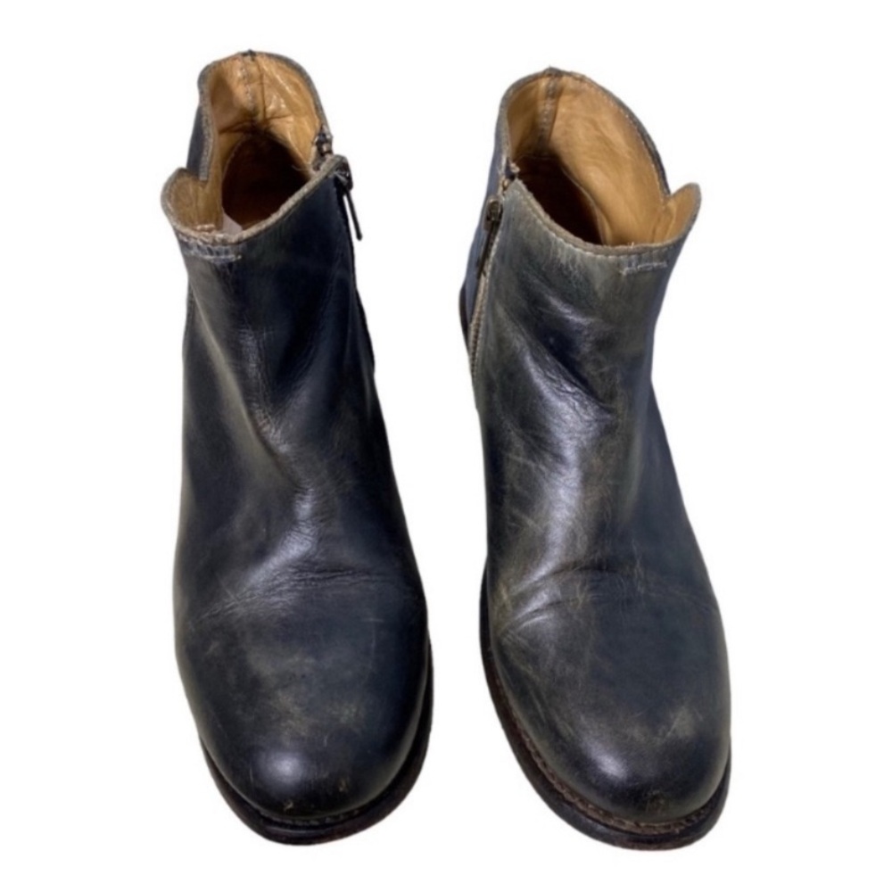Bed Stu Distressed Leather Cobbler Sonic Bench Made Ankle Heeled Booties Shoes 9 - Picture 7 of 13
